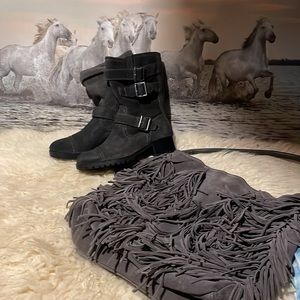 New Marc Fisher soft distressed leather boots